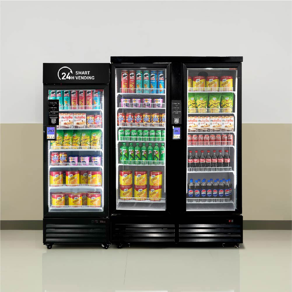 SnackRoute Vending machine in a modern setting